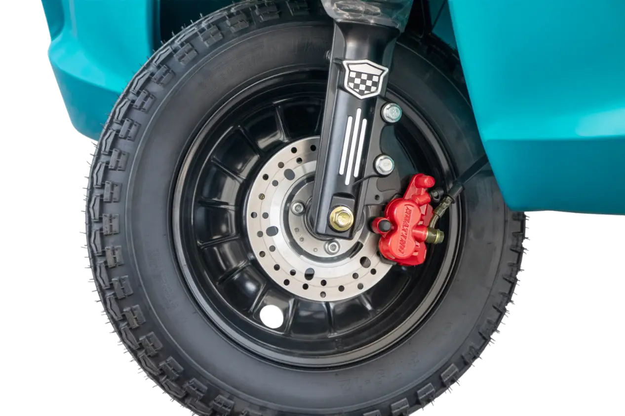 Hydrauliske skivebremser for maksimal sikkerhed på kabinescooter