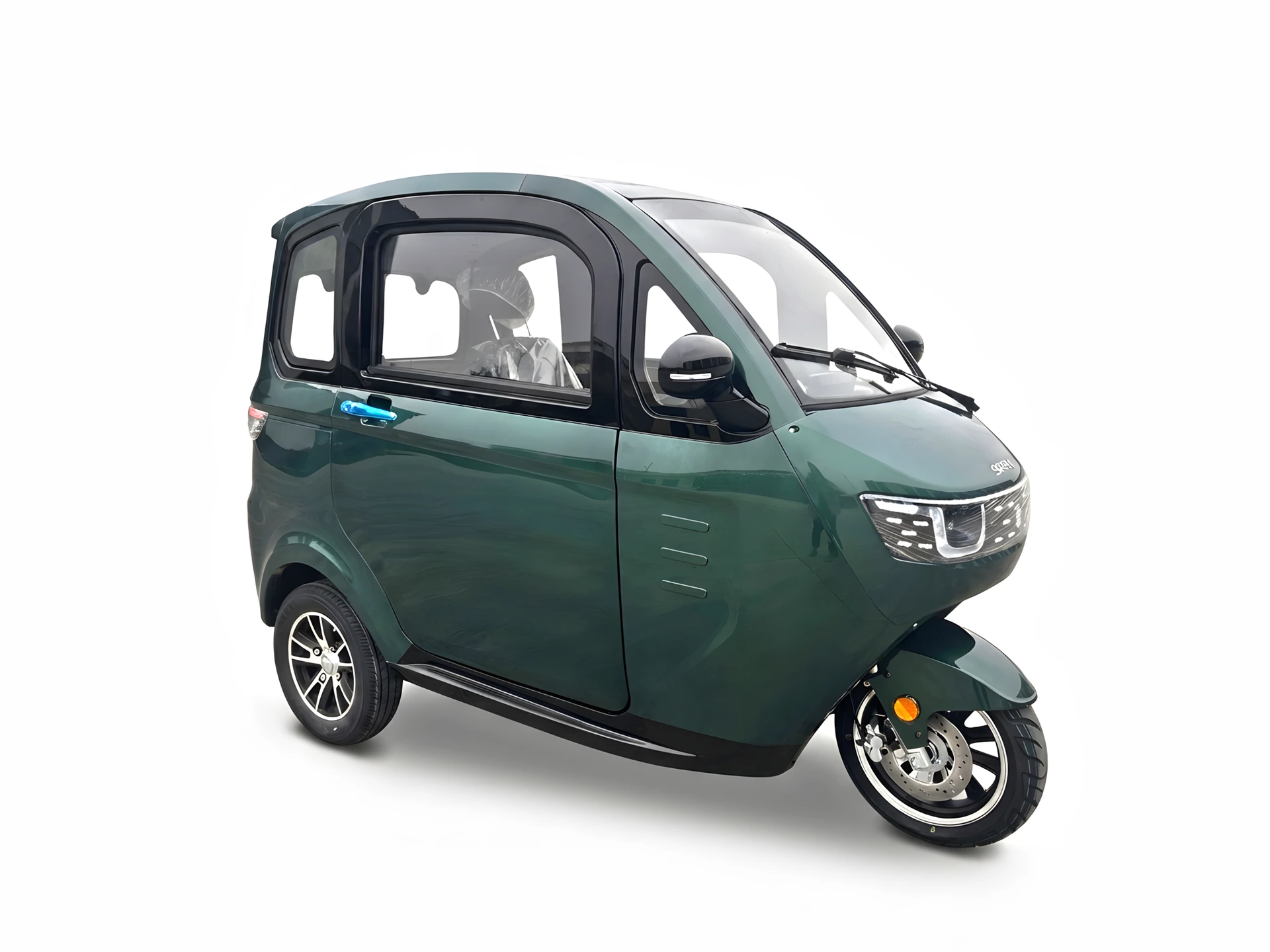 Mørkegrøn LUXCAP kabinescooter